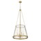Z-Lite Prescott 4 Light Pendant, Rubbed Brass & Clear 341P18-RB - alternate 8